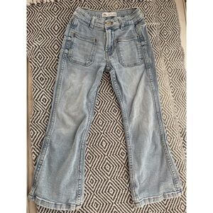 Zara Kids Light Wash Flare Jeans Size 6